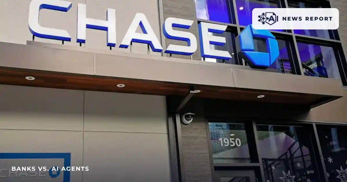 A Chase bank branch with its large blue-and-white logo above the entrance