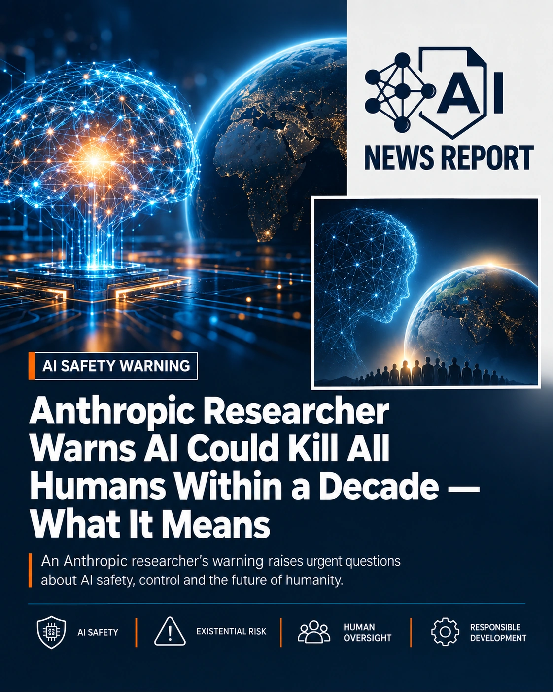 Anthropic Researcher Warns AI Could Pose an Existential Risk to Humanity Within a Decade.